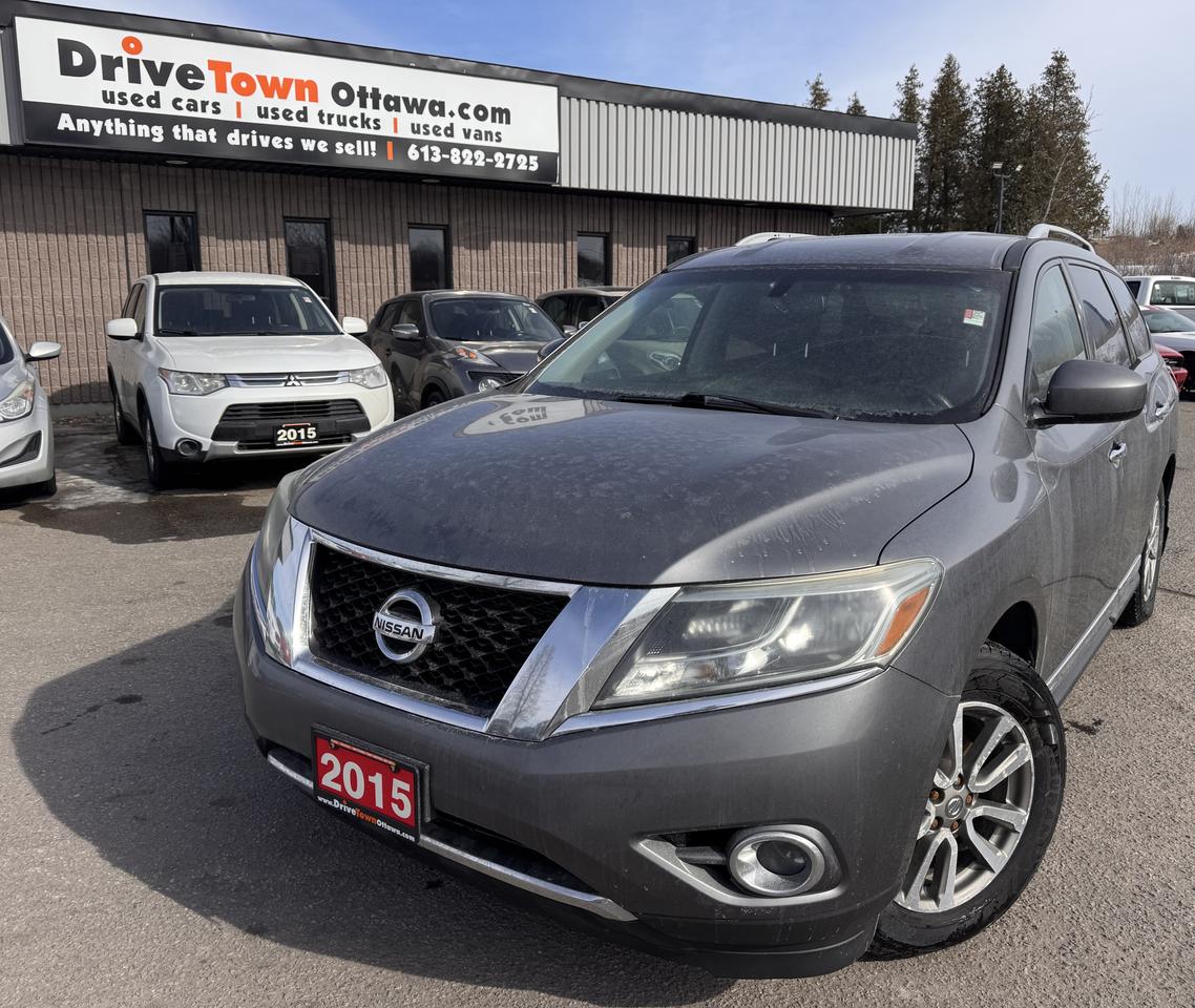 <p data-start=0 data-end=527>2015 NISSAN PATHFINDER SL 4WD &ndash; SPACIOUS, POWERFUL & FAMILY-READY!<br data-start=66 data-end=69>LIKE NEW &ndash; LEGENDARY NISSAN RELIABILITY, SMOOTH DRIVE & GREAT VERSATILITY!<br data-start=143 data-end=146 data-is-only-node=>3.5L V6 ENGINE + CVT &ndash; STRONG, EFFICIENT & BUILT FOR LONG-TERM RELIABILITY!<br data-start=221 data-end=224>SL TRIM FULLY LOADED WITH PREMIUM FEATURES: HEATED LEATHER SEATS, BACKUP CAMERA, NAVIGATION, POWER LIFTGATE, KEYLESS ENTRY & PUSH-BUTTON START!<br data-start=408 data-end=411>PERFECT FOR FAMILIES, ROAD TRIPS OR DAILY COMMUTES &ndash; SPACIOUS, COMFORTABLE & DEPENDABLE!<br data-start=499 data-end=502>EASY FINANCING AVAILABLE!</p><p data-start=529 data-end=566>ADVERTISED PRICE IS OUR FINANCE PRICE</p><p data-start=568 data-end=777 data-is-last-node= data-is-only-node=>DRIVETOWNOTTAWA.COM &ndash; COME VISIT US / VENEZ NOUS VISITER!<br data-start=625 data-end=628>TAXES AND LICENSING EXTRA. SEE DRIVETOWNOTTAWA.COM FOR CASH PRICE FINANCING CHARGES APPLY (BANK FEES, PPSA, INTEREST). QUEBEC SAFETY FEE APPLICABLE.</p>