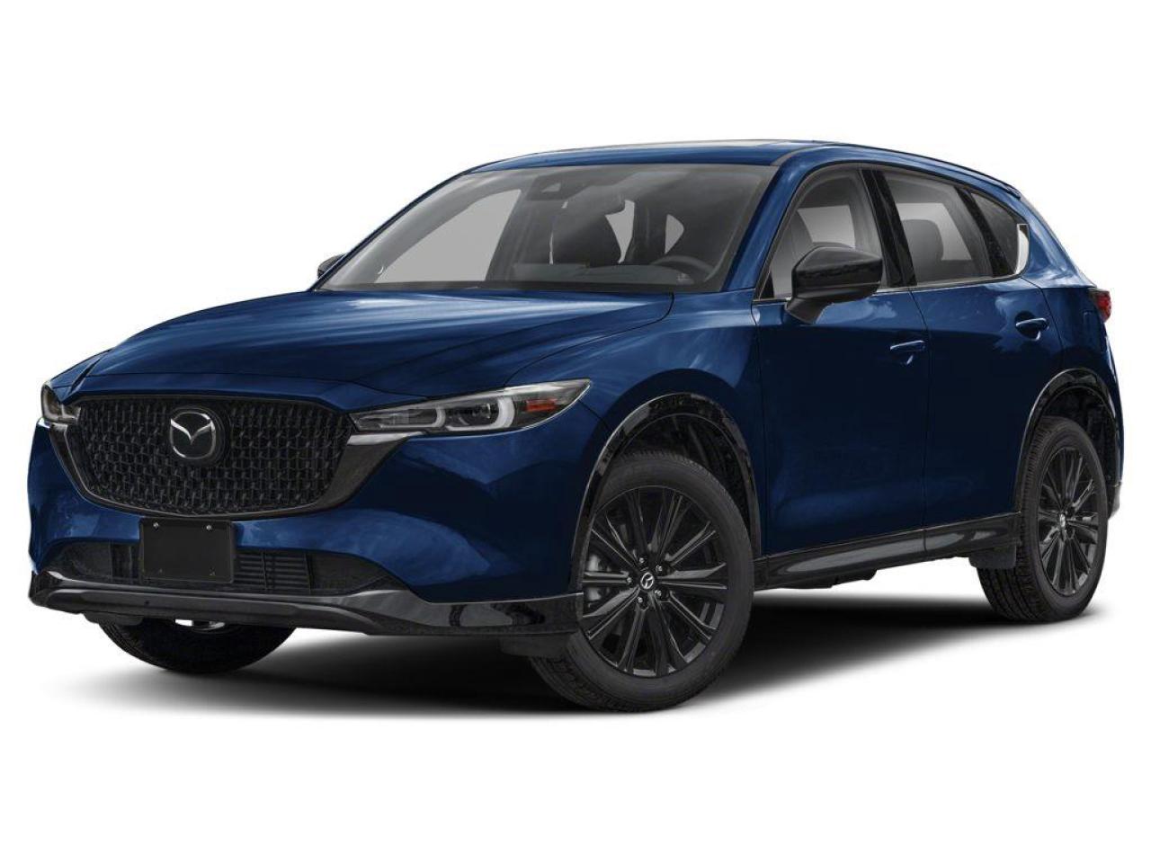<p>Introducing the 2025 Mazda CX-5 Sport Design AWD, a bold statement in Blue with its confident stance and all-wheel drive prowess. This SUV embodies sophistication in handling, ensuring you command any road with ease.</p> <p>The exterior, painted in a striking blue, promises to turn heads, while the interior, decked in luxurious black leather seats, offers the highest standard of comfort and style. The contemporary design is enhanced by features including a sunroof, alloy wheels, and heated mirrors to suit every weather.</p> <p>Stay ahead of the curve with cutting-edge technology and safety features such as a heads-up display, backup camera, and smart device integration. Enjoy peace of mind with driver assistance features like lane assist and adaptive cruise control. The advanced navigation system ensures you're constantly on the right path.</p> <p>This vehicle is perfect for families and adventurers who value performance, style, and modern convenience. Contact us today to learn more about the Mazda CX-5 Sport Design AWD and make it yours!</p>