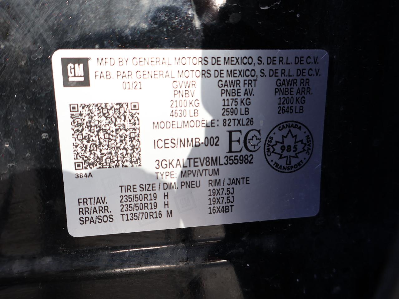 2021 GMC Terrain SLE AWD CERTIFIED *1 OWNER*ACCIDENT FREE*GMC MAINTAIN* CAMERA BLUETOOTH HEATED SEATS CRUISE ALLOYS Photo