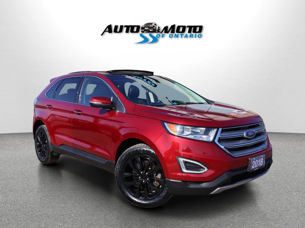 <p>*SAFETY INCLUDED*FORD SERVICE RECORDS*LOCAL ONTARIO CAR<span>*</span><span> Very Clean Ford EDGE </span><span>TITANIUM</span><span> AWD 2.0L 4Cyl with Automatic Transmission. Maroon on Black Leather Interior. Fully Loaded with: Power Door Locks, Power Windows, and Power Mirrors, CD/AUX/USB, AC, Bluetooth, Alloys, Keyless Entry, Fog Lights, Leather Interior, Back Up Camera, Navigation System, Heated Front Seats, Steering Mounted Controls, Cruise Control, Roof Rack, Dual Climate Control, Power Driving Seat, AND ALL THE POWER OPTIONS. </span></p><p><span>-------------------------------------------------</span><br><span>Financing options are available from 6.29% with $0 Down payment O.A.C.</span><br><span>-------------------------------------------------</span><br><span>SAFETY CERTIFICATION INCLUDED*** Vehicle comes with: Safety Certification, and Car Fax Report ALL INCLUDED!! At no extra cost to you!! Dont miss this opportunity to own a high-quality, pre-owned vehicle. </span><br><span>-------------------------------------------------</span><br><span>Additionally, our vehicles qualify for up to 4 years of extended warranty. Please speak to your sales representative for more information.</span><br><span>-------------------------------------------------</span><br><span>We are open Monday to Saturday from 10am - 6pm, Sundays Closed.</span><br><span>-------------------------------------------------</span><br><span>We also welcome trade-ins, with on-site buyers available to estimate your vehicle on the same day.</span><br><span>-------------------------------------------------</span><br><span>Visit us at 3219 Harvester Road, Burlington, L7N 3N8 or call us at Nine O Five-281-2255 for more information.</span><br><span>------------------------------------------------</span><br><span>Check our inventory at www automotoinc ca</span></p>