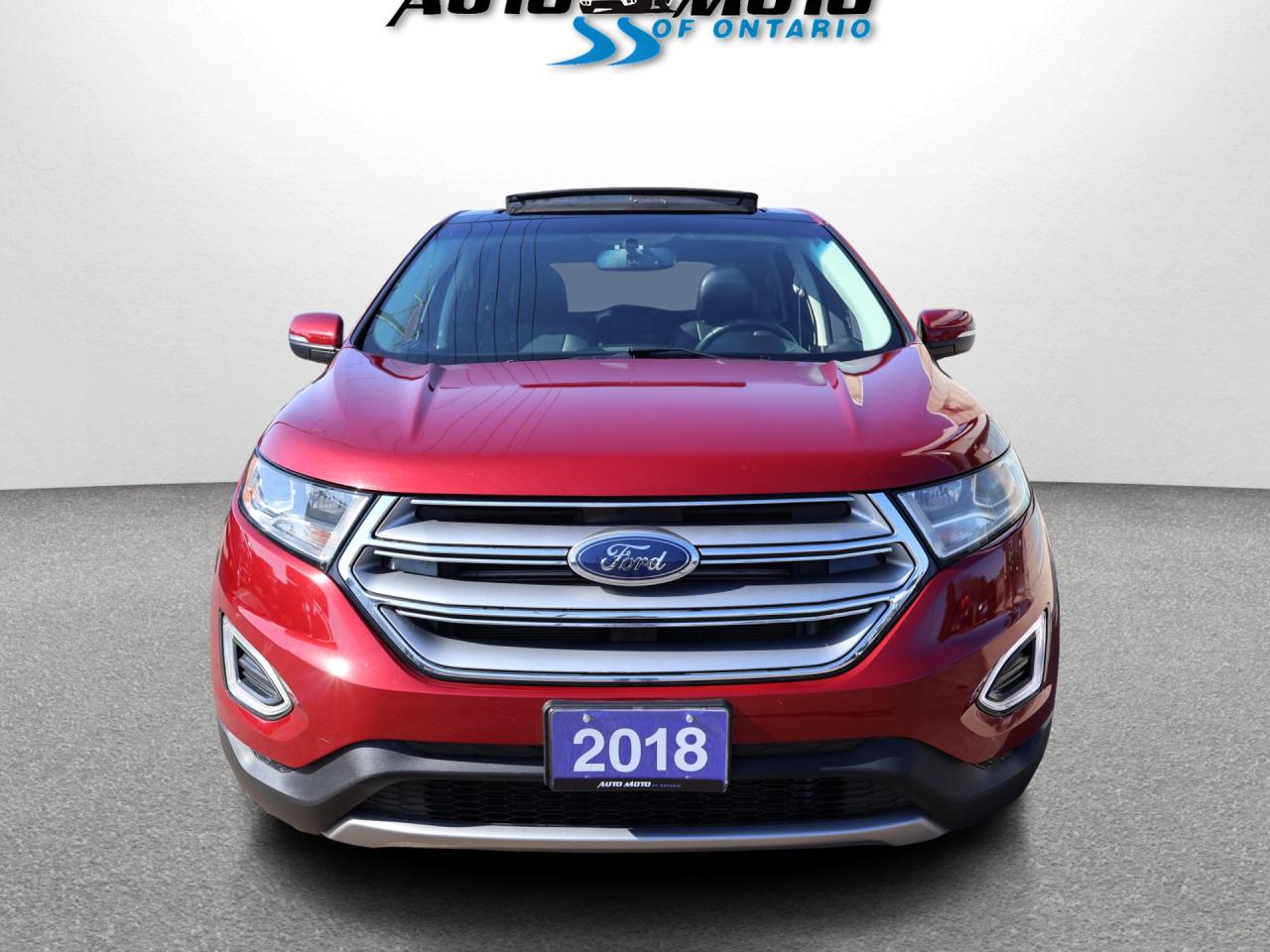 2018 Ford Edge V6 TITANIUM AWD CERTIFIED *FORD MAINTAIN* CAMERA NAV BLUETOOTH LEATHER HEATED SEATS PANO ROOF CRUISE ALLOYS Photo
