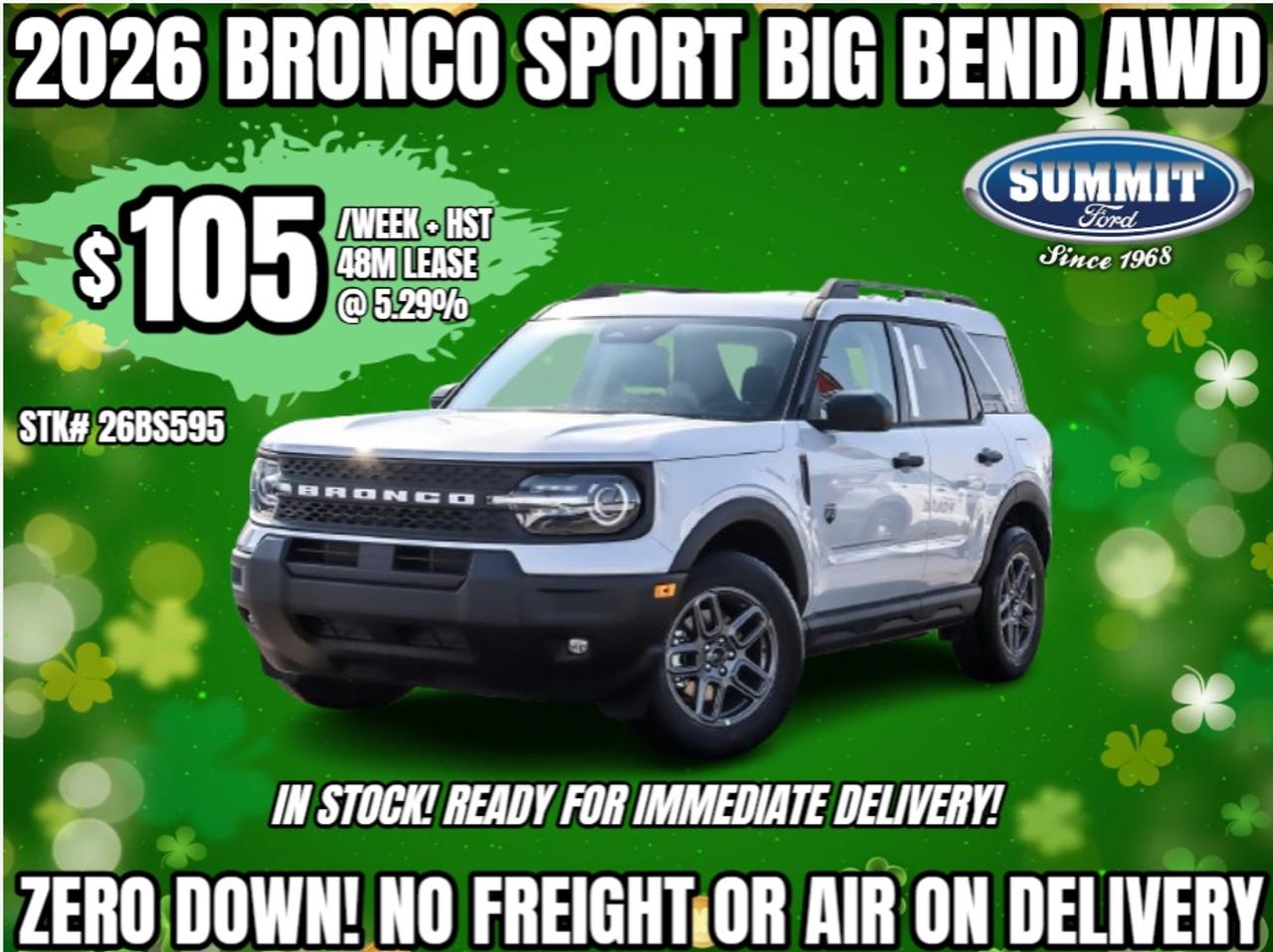 2026 Ford Bronco Sport Big Bend | LEASE IT FOR $105 PER WEEK + TAX | Photo