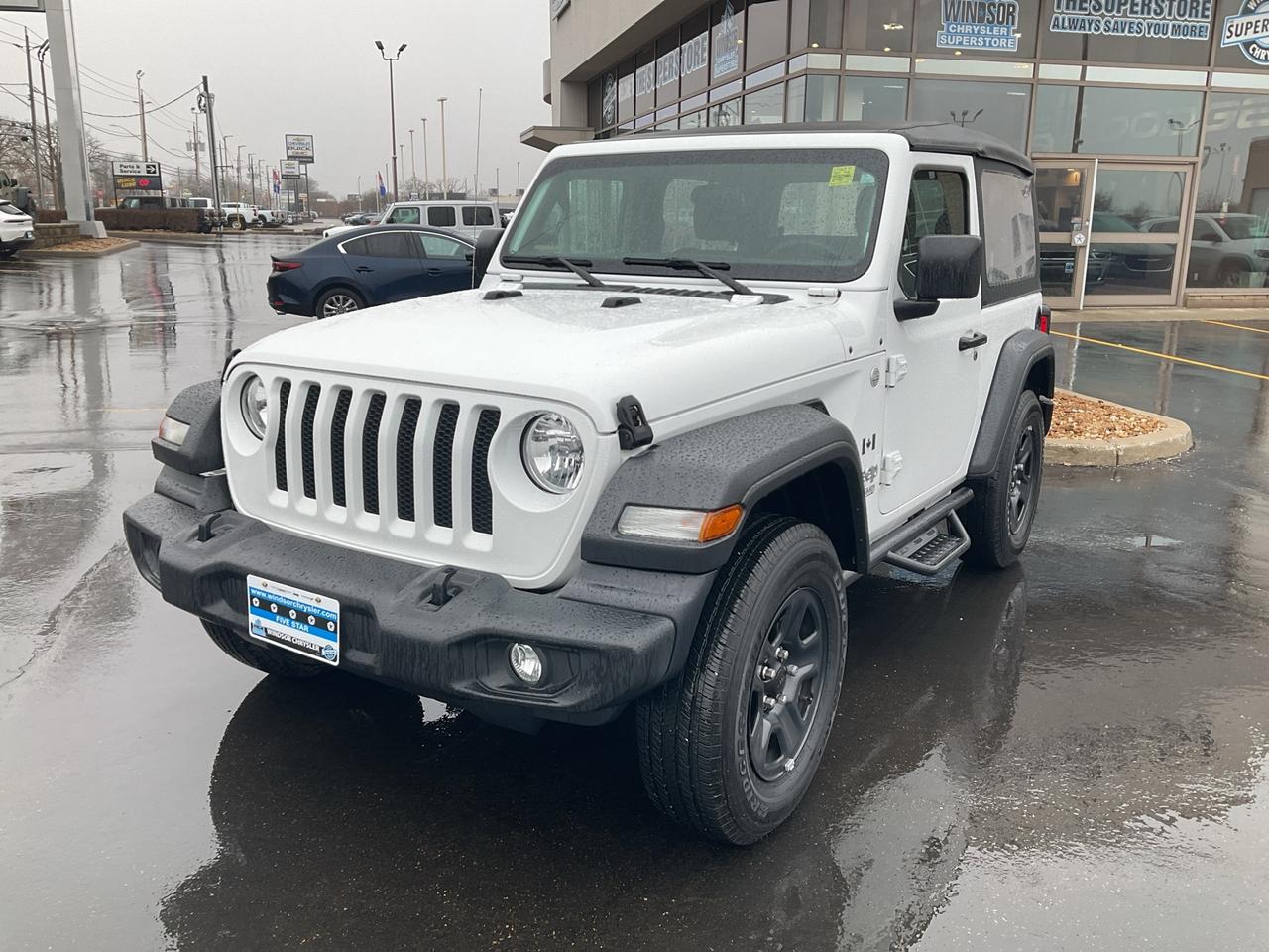 Odometer is 3807 kilometers below market average!

Bright White Clearcoat 2020 Jeep Wrangler Sport Manual Transmission Manual Transmission 4WD 6-Speed Manual Pentastar 3.6L V6 VVT

**CARPROOF CERTIFIED**, MANUAL TRANSMISSION.

* PLEASE SEE OUR MAIN WEBSITE FOR MORE PICTURES AND CARFAX REPORTS * Buy in confidence at WINDSOR CHRYSLER with our 95-point safety inspection by our certified technicians. Searching for your upgrade has never been easier. You will immediately get the low market price based on our market research, which means no more wasted time shopping around for the best price, Its time to drive home the most car for your money today. OVER 100 Pre-Owned Vehicles in Stock! Our Finance Team will secure the Best Interest Rate from one of out 20 Auto Financing Lenders that can get you APPROVED! Financing Available For All Credit Types! Whether you have Great Credit, No Credit, Slow Credit, Bad Credit, Been Bankrupt, On Disability, Or on a Pension, we have options. Looking to just sell your vehicle? We buy all makes and models let us buy your vehicle. Proudly Serving Windsor, Essex, Leamington, Kingsville, Belle River, LaSalle, Amherstburg, Tecumseh, Lakeshore, Strathroy, Stratford, Leamington, Tilbury, Essex, St. Thomas, Waterloo, Wallaceburg, St. Clair Beach, Puce, Riverside, London, Chatham, Kitchener, Guelph, Goderich, Brantford, St. Catherines, Milton, Mississauga, Toronto, Hamilton, Oakville, Barrie, Scarborough, and the GTA.
