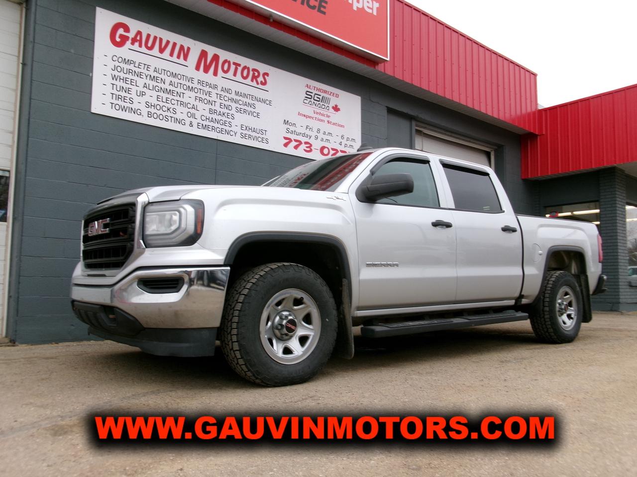 Used 2016 GMC Sierra 1500 4x4 5.3L Crew Safetied & Serviced, Loaded for sale in Swift Current, SK