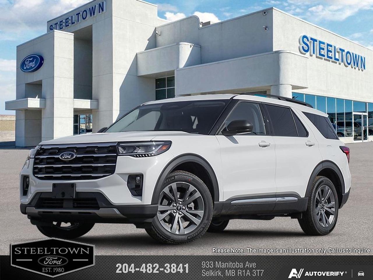 <br> <br>We value your TIME, we wont waste it or your gas is on us!   We offer extended test drives and if you cant make it out to us we will come straight to you!<br> <br>Offering a smooth and controlled ride with plenty of room for you and yours, this 2026 Ford Explorer is a fantastic family SUV. <br> <br>This Ford Explorer is the ultimate lifestyle vehicle with plenty of style and space for all of your passengers and cargo. It has the hauling capabilities of a midsize SUV combined with strong off-road capabilities. Whether your next family adventure is to the grocery store or over a high mountain pass, the Ford Explorer was built to get you there with ease.<br> <br>This Star White Metallic SUV has an Automatic transmission and is powered by a 300HP 2.3L 4 Cylinder Engine.<br><br> View the original window sticker for this vehicle with this url <b><a href=http://www.windowsticker.forddirect.com/windowsticker.pdf?vin=1FMUK8DH4TGB46869 target=_blank>http://www.windowsticker.forddirect.com/windowsticker.pdf?vin=1FMUK8DH4TGB46869</a></b>.<br> <br>To apply right now for financing use this link: <a href=http://www.steeltownford.com/?https://CreditOnline.dealertrack.ca/Web/Default.aspx?Token=bf62ebad-31a4-49e3-93be-9b163c26b54c&La target=_blank>http://www.steeltownford.com/?https://CreditOnline.dealertrack.ca/Web/Default.aspx?Token=bf62ebad-31a4-49e3-93be-9b163c26b54c&La</a><br><br> <br/>    3.49% financing for 84 months.  Incentives expire 2026-03-31.  See dealer for details. <br> <br>Family owned and operated in Selkirk for 35 Years.  <br>Steeltown Ford is located just 20 minutes North of the Perimeter Hwy, with an onsite banking center that offers free consultations. <br>Ask about our special dealer rates available through all major banks and credit unions.<br>Dealer retains all rebates, plus taxes, govt fees and Steeltown Protect Plus.<br>Steeltown Ford Protect Plus includes:<br>- Life Time Tire Warranty <br>Dealer Permit # 1039<br><br><br> Come by and check out our fleet of 110+ used cars and trucks and 140+ new cars and trucks for sale in Selkirk.  o~o