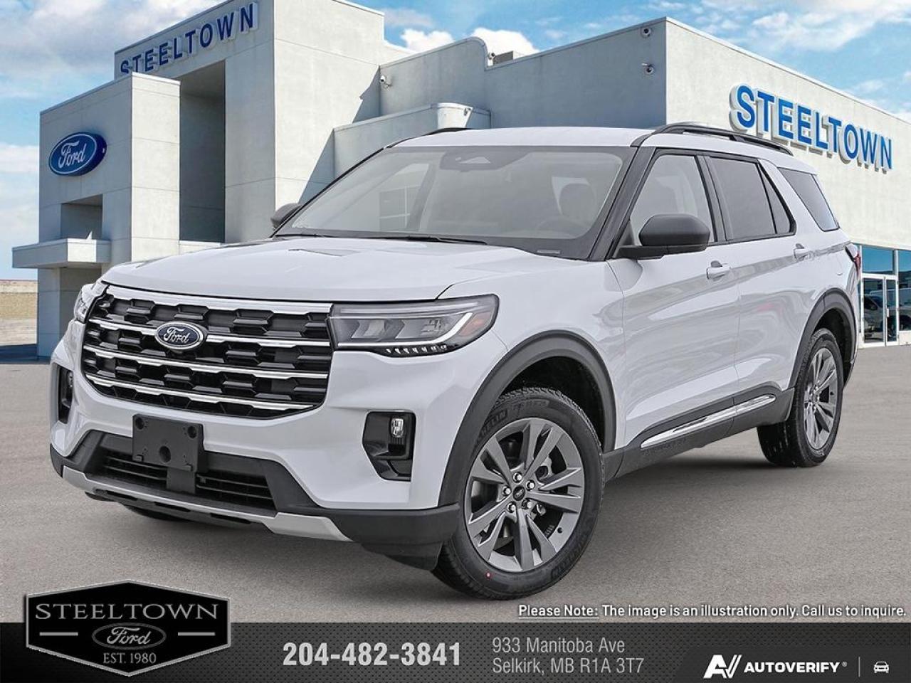 <br> <br>We value your TIME, we wont waste it or your gas is on us!   We offer extended test drives and if you cant make it out to us we will come straight to you!<br> <br>This 2026 Ford Explorer is comfortable and practical, perfectly suited for you and your family. <br> <br>This Ford Explorer is the ultimate lifestyle vehicle with plenty of style and space for all of your passengers and cargo. It has the hauling capabilities of a midsize SUV combined with strong off-road capabilities. Whether your next family adventure is to the grocery store or over a high mountain pass, the Ford Explorer was built to get you there with ease.<br> <br>This Space White Metallic SUV has an Automatic transmission and is powered by a 300HP 2.3L 4 Cylinder Engine.<br><br> View the original window sticker for this vehicle with this url <b><a href=http://www.windowsticker.forddirect.com/windowsticker.pdf?vin=1FMUK8DH7TGB47904 target=_blank>http://www.windowsticker.forddirect.com/windowsticker.pdf?vin=1FMUK8DH7TGB47904</a></b>.<br> <br>To apply right now for financing use this link: <a href=http://www.steeltownford.com/?https://CreditOnline.dealertrack.ca/Web/Default.aspx?Token=bf62ebad-31a4-49e3-93be-9b163c26b54c&La target=_blank>http://www.steeltownford.com/?https://CreditOnline.dealertrack.ca/Web/Default.aspx?Token=bf62ebad-31a4-49e3-93be-9b163c26b54c&La</a><br><br> <br/>    3.49% financing for 84 months.  Incentives expire 2026-03-31.  See dealer for details. <br> <br>Family owned and operated in Selkirk for 35 Years.  <br>Steeltown Ford is located just 20 minutes North of the Perimeter Hwy, with an onsite banking center that offers free consultations. <br>Ask about our special dealer rates available through all major banks and credit unions.<br>Dealer retains all rebates, plus taxes, govt fees and Steeltown Protect Plus.<br>Steeltown Ford Protect Plus includes:<br>- Life Time Tire Warranty <br>Dealer Permit # 1039<br><br><br> Come by and check out our fleet of 110+ used cars and trucks and 140+ new cars and trucks for sale in Selkirk.  o~o