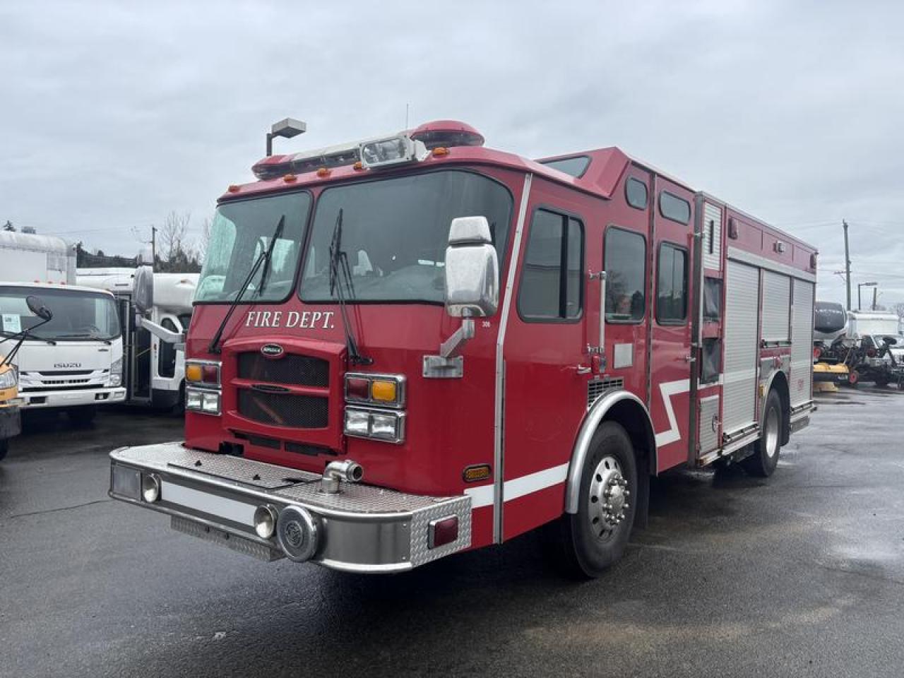Used 2006 E-ONE Typhoon Ex-Fire Truck 600 Imperial Gallon Cummins Diesel Air Brakes  Pumper for sale in Burnaby, BC