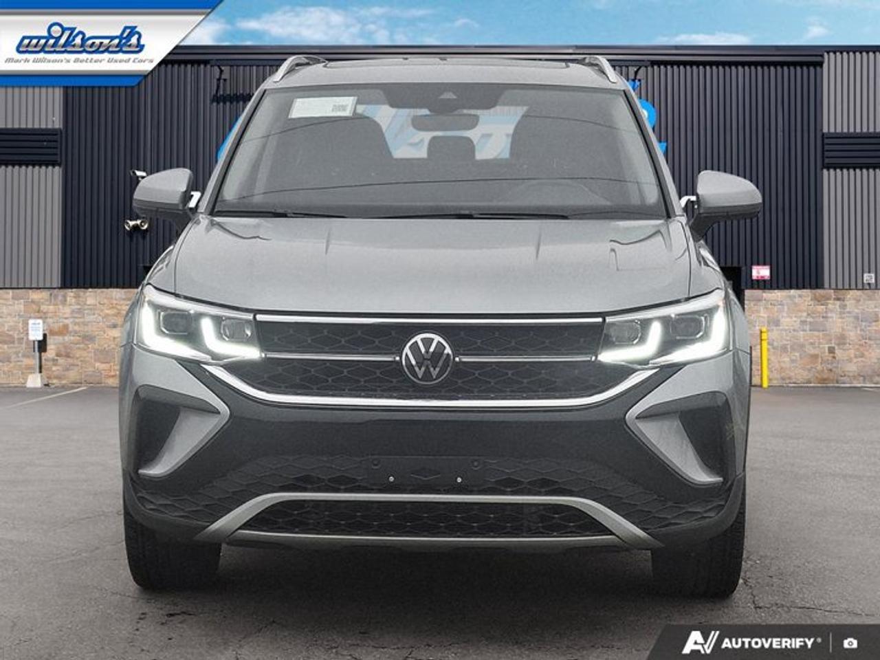 2024 Volkswagen Taos Highline AWD | Leather | Sunroof | Nav | Adaptive Cruise | 360 Camera | Cooled + Heated Seats & More Photo
