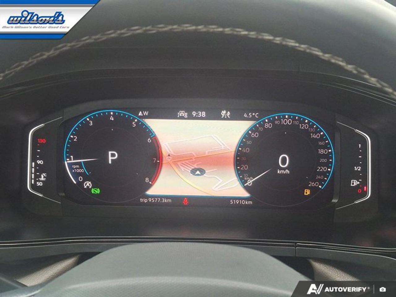 2024 Volkswagen Taos Highline AWD | Leather | Sunroof | Nav | Adaptive Cruise | 360 Camera | Cooled + Heated Seats & More Photo