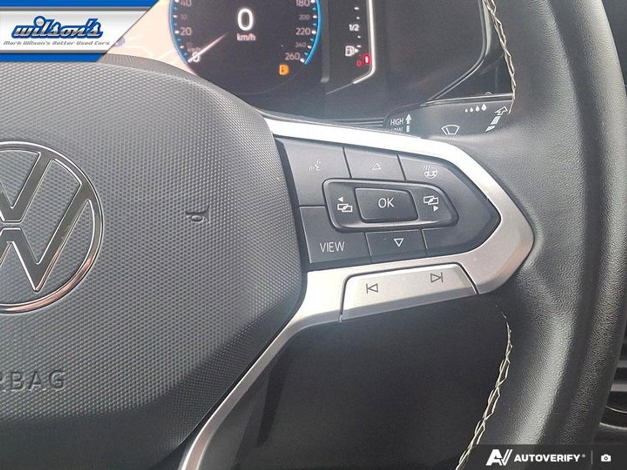 2024 Volkswagen Taos Highline AWD | Leather | Sunroof | Nav | Adaptive Cruise | 360 Camera | Cooled + Heated Seats & More Photo