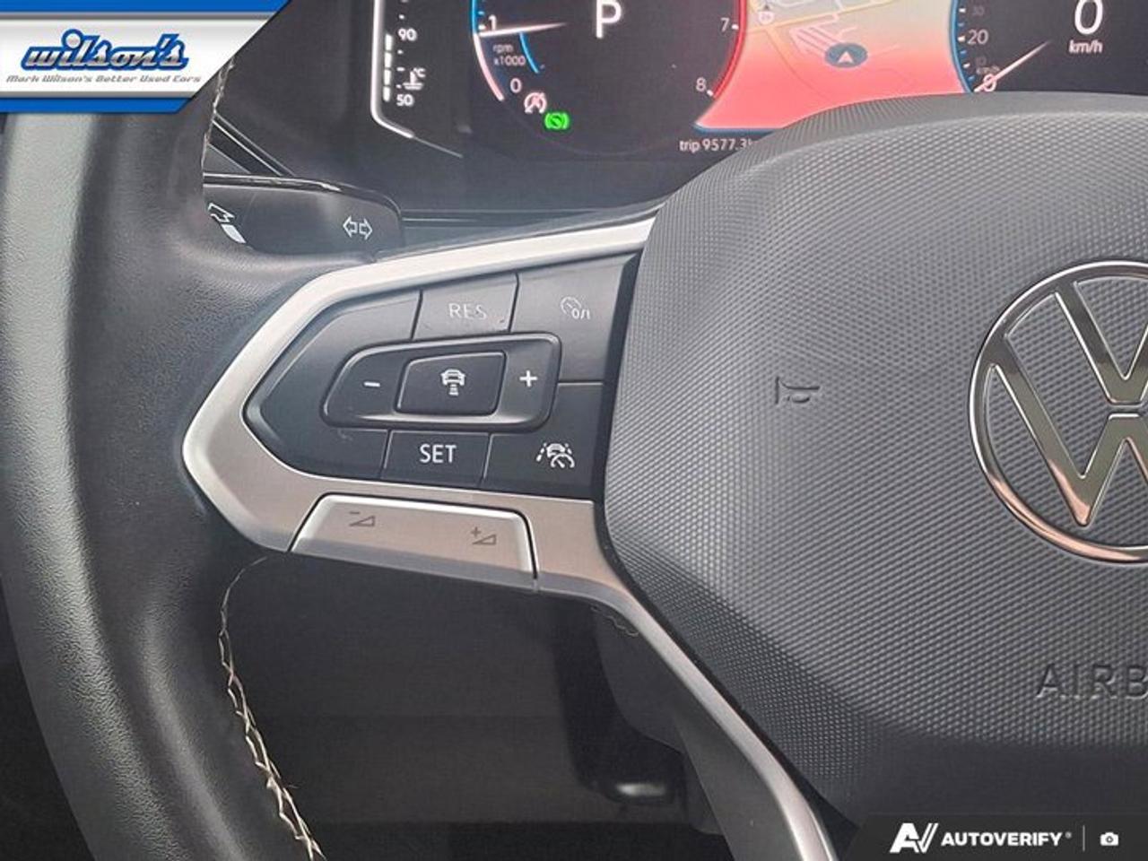2024 Volkswagen Taos Highline AWD | Leather | Sunroof | Nav | Adaptive Cruise | 360 Camera | Cooled + Heated Seats & More Photo