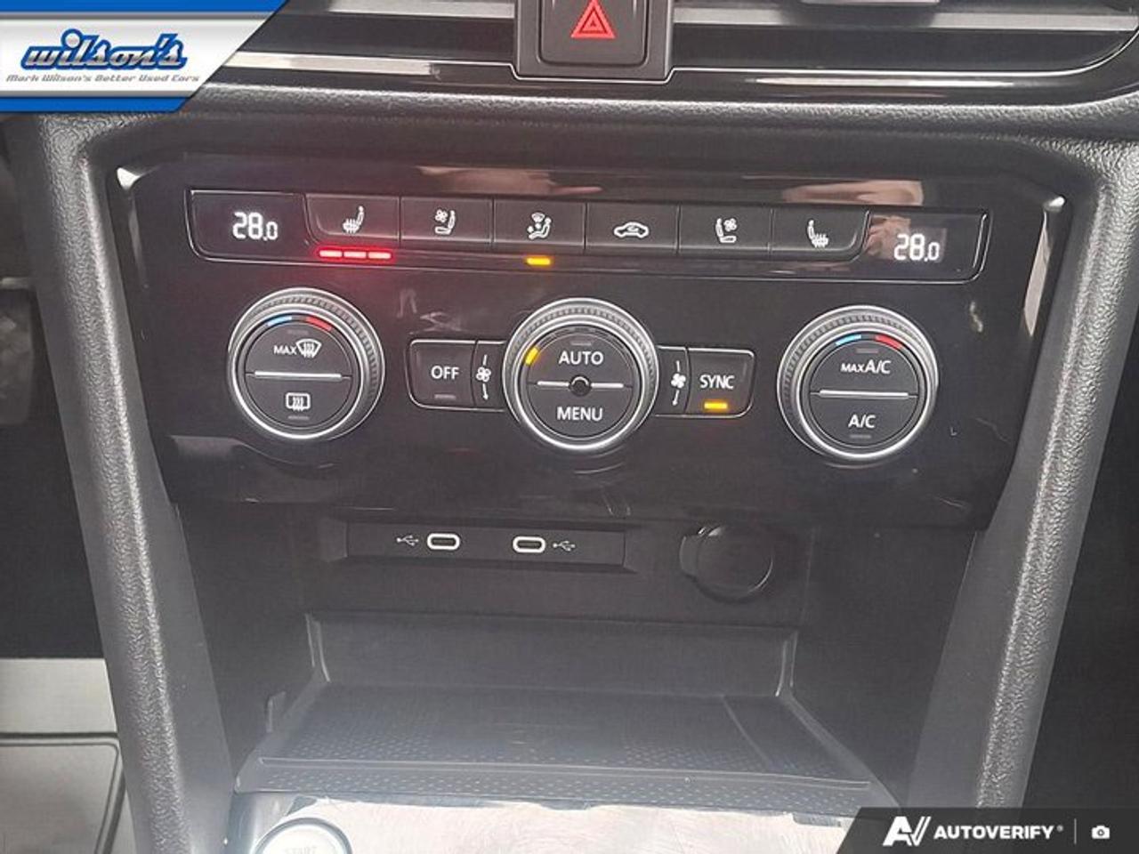2024 Volkswagen Taos Highline AWD | Leather | Sunroof | Nav | Adaptive Cruise | 360 Camera | Cooled + Heated Seats & More Photo