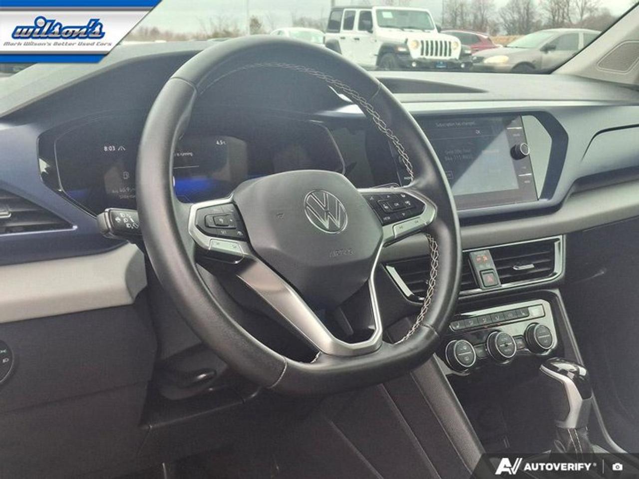 2023 Volkswagen Taos Comfortline AWD | Sunroof | Adaptive Cruise | Power Seat | Heated Seats | CarPlay + Android & More ! Photo