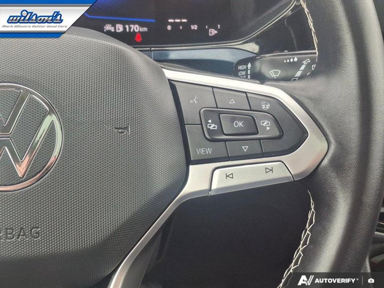 2023 Volkswagen Taos Comfortline AWD | Sunroof | Adaptive Cruise | Power Seat | Heated Seats | CarPlay + Android & More ! Photo