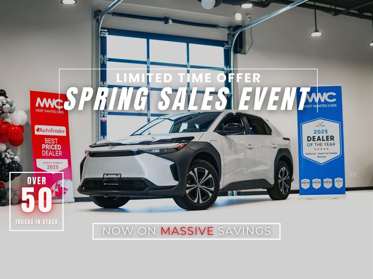 <div style=text-align: justify;><span style=font-size:14px;><span style=font-family:times new roman,times,serif;>Test drives available by appointment at our Guelph and Kitchener locations.&nbsp;Get approved in minutes with competitive rates starting at 6.46% O.A.C. This new arrival has a CLEAN CARFAX with no accidents and is also a one owner Canadian vehicle with Villa Toyota service records. High-value options included with this vehicle are; blind spot indicators, lane departure warning, adaptive cruise control, pre-collision, heated seats, heated steering wheel, convenience entry, push button, power tailgate, app connect, back up camera, touchscreen and 18&rdquo; alloy rims, offering immense value.<br />&nbsp;<br /><strong>Why Choose Most Wanted Cars?</strong><br />At Most Wanted Cars, we&rsquo;re not just a dealership, we&rsquo;re a place where our customers send their family and friends. Since 1975, our family owned and operated business has been proud to offer the best financing options in Kitchener-Waterloo-Cambridge, Guelph, and the surrounding areas. We&rsquo;re proud to be recognized as DealerRater&rsquo;s National Winner for Used Car Dealers in 2023, 2024 & 2025, with an A+ rating from the Better Business Bureau with over 3,600 customer reviews averaging 4.9/5. Most units are one owner, accident free, clean CarProof, low km, Canadian vehicles, local vehicles, odor free and smoke free. We offer a wide selection of Certified Pre-Owned vehicles, each backed by a free CarProof report, with no liens, full safety inspected, with a multi-point inspection. All vehicles are freshly serviced with an oil change and units can be vehicle detailed upon request, ensuring they&rsquo;re ready for the road. Many of our vehicles are dealer serviced and include the balance of factory warranty for added peace of mind. Every vehicle is thoroughly reconditioned and presented in excellent condition, because at Most Wanted Cars you deserve nothing less!<br />To serve you better, we have two convenient locations:<br />&nbsp;</span></span></div><ol><li style=text-align: justify;><span style=font-size:14px;><span style=font-family:times new roman,times,serif;><strong>600 Elmira Rd N, Guelph &ndash; 519 822 2227</strong></span></span></li><li style=text-align: justify;><span style=font-size:14px;><span style=font-family:times new roman,times,serif;><strong>1620 King Street East, Kitchener &ndash; 519 772 3040</strong></span></span></li></ol><div style=text-align: justify;><span style=font-size:14px;><span style=font-family:times new roman,times,serif;>&nbsp;<br />Visit us at <a href=http://www.mostwantedcars.ca/>www.mostwantedcars.ca</a> to explore our full inventory and complete an easy online finance application for exclusive online preferred rates. Interest rates offered as low as 6.46% on approved credit.<br /><em>Note: Prices listed are available for financing purchases only, with approved credit. The cash price is $975 more for other payment methods. Taxes and licensing are not included in the listed price.</em><br />&nbsp;<br />Most Wanted Cars also provides additional protection options at exclusive pricing, including the Fresh Start Platinum Package, rust protection, ceramic coating, gap insurance, extended warranties, walk-away insurance, and road hazard protection, among others. For more details, please consult with your sales representative.</span></span></div>