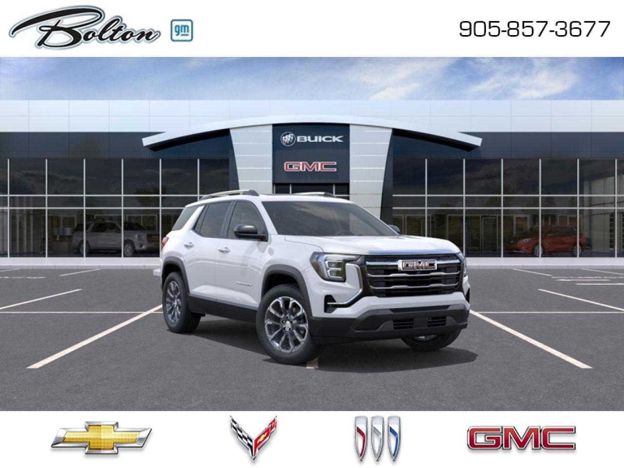 <b>Sunroof!</b><br> <br> <br> <br>From the impressive practicality to striking styling this 2026 GMC Terrain makes every day better. <br> <br>From endless details that drastically improve this SUVs usability, to striking style and amazing capability, this 2026 Terrain is exactly what you expect from a GMC SUV. The interior has a clean design, with upscale materials like soft-touch surfaces and premium trim. You cant go wrong with this SUV for all your family hauling needs.<br> <br>This Summit White SUV has an Automatic transmission and is powered by a 175HP 1.5L 4 Cylinder Engine. <br> <br> Our Terrains trim level is Elevation Premium Package. This trim blends comfort, advanced technology, and comprehensive safety features. The Driver Convenience Package adds remote start, heated front seats, a heated steering wheel, illuminated vanity mirrors, and express-up/down driver windows, while a 15 Premium Infotainment System with Google Built-In, wireless Apple CarPlay/Android Auto, 5G connectivity, SiriusXM with 360L, and a Wi-Fi hotspot keep passengers connected and entertained. Premium cloth bucket seats, adaptive cruise control, multiple USB ports, keyless start, rear air vents, active noise cancellation, Enhanced Automatic Emergency Braking, Blind Zone Steering Assist, Lane Keep Assist, Rear Cross Traffic Braking, Teen Driver mode, HD Rear Vision Camera, and OnStar services provide a secure and convenient driving experience. This vehicle has been upgraded with the following features: Sunroof.<br><br> <br>To apply right now for financing use this link: <a href=http://www.boltongm.ca/?https://CreditOnline.dealertrack.ca/Web/Default.aspx?Token=44d8010f-7908-4762-ad47-0d0b7de44fa8&Lang=en target=_blank>http://www.boltongm.ca/?https://CreditOnline.dealertrack.ca/Web/Default.aspx?Token=44d8010f-7908-4762-ad47-0d0b7de44fa8&Lang=en</a><br><br> <br/><br>At Bolton Motor Products, we offer new Chevrolet, Cadillac, Buick, GMC cars and trucks in Bolton, along with used cars, trucks and SUVs by top manufacturers. Our sales staff will help you find that new or used car you have been searching for in the Bolton, Brampton, Nobleton, Kleinburg, Vaughan, & Maple area. o~o