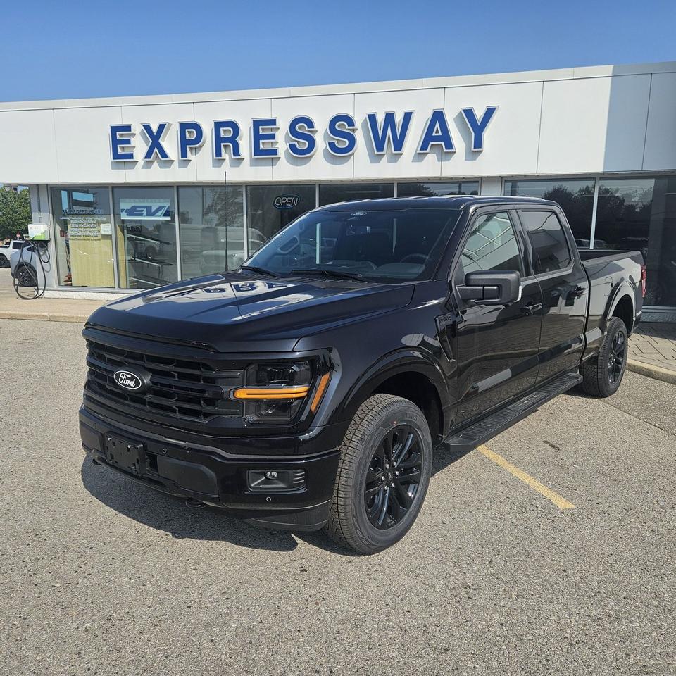 <p>Looking for a pickup thats ready to take on anything? Feast your eyes on the all-new 2026 Ford F-150 XLT, now available at Expressway Motors Ltd.! This beast of a machine is built for both work and play, boasting a rugged Agate Black Metallic exterior and a comfortable Black interior with unique sport cloth seats. Under the hood, youll find a powerful 3.5L 6-cylinder engine ready to deliver impressive performance, all while being paired with a smooth automatic transmission. With its 4-wheel drive, this F-150 is equipped to handle the diverse Canadian landscapes, whether youre navigating city streets or exploring off-road trails.</p><p>This F-150 XLT is more than just tough; its also packed with features designed to make every drive a pleasure. This truck is loaded with packages to elevate your driving experience. The Tow/Haul Package means business, ready to tackle your toughest towing jobs with ease. Plus, the 360-degree camera gives you a complete view of your surroundings, making parking and maneuvering in tight spots a breeze. This truck is brand new and ready for a new owner.</p><p>Here are a few of the features that make this truck stand out:</p><ul><li><strong>Commanding 360-Degree Camera:</strong> Never miss a thing with a complete view around your vehicle.</li><li><strong>The Powerhouse 3.5L Engine:</strong> Delivers robust performance for any task.</li><li><strong>Ready-to-go Tow/Haul Package:</strong> Making it easy to get any job done.</li><li><strong>Rugged 4-Wheel Drive:</strong> Ready to conquer any terrain.</li><li><strong>Stylish Black Appearance Package:</strong> Turn heads everywhere you go!</li></ul><p><strong><em>Powered by AutoIntelligence&trade;</em></strong> Vehicle information has been generated using artificial intelligence and is provided for informational purposes only. While efforts are made to ensure accuracy, please confirm all details directly with the dealer.</p><p class=MsoNormal style=margin: 0cm 0cm 8pt; line-height: 13.8pt; font-size: 12pt; font-family: Aptos, sans-serif;><strong><span style=font-family: Calibri, sans-serif;>2 locations to better serve YOU! &ndash; Stratford and New Hamburg</span></strong></p><p>&nbsp;</p><p class=MsoNormal style=margin: 0cm 0cm 8pt; line-height: 13.8pt; font-size: 12pt; font-family: Aptos, sans-serif;><strong><span style=font-family: Calibri, sans-serif;>New or Pre-Owned vehicles are shared between both locations &ndash; please contact Sales to confirm.</span></strong></p><p>&nbsp;</p><p class=MsoNormal style=margin: 0cm 0cm 8pt; line-height: 13.8pt; font-size: 12pt; font-family: Aptos, sans-serif;><span style=font-family: Calibri, sans-serif;>Purchasing a new vehicle from&nbsp;<strong>Expressway&nbsp;</strong>is a decision that you will be able to make with confidence knowing that you&rsquo;re getting the most that a vehicle and dealership can offer to you.</span></p><p>&nbsp;</p><p class=MsoNormal style=margin: 0cm 0cm 8pt; line-height: 13.8pt; font-size: 12pt; font-family: Aptos, sans-serif;><strong><span style=font-family: Calibri, sans-serif;>Warranty:</span></strong><span style=font-family: Calibri, sans-serif;>&nbsp;We offer best in class Extended Protection options with flexible terms that can be tailored to your needs at a price that you can afford.</span></p><p>&nbsp;</p><p class=MsoNormal style=margin: 0cm 0cm 8pt; line-height: 13.8pt; font-size: 12pt; font-family: Aptos, sans-serif;><strong><span style=font-family: Calibri, sans-serif;>Finance:</span></strong><span style=font-family: Calibri, sans-serif;>&nbsp;At Expressway we have some of the best Finance Managers in the business that work with all the Major banks and Core Lenders. The Relationships we have built will help guarantee that you get the lowest rate possible</span></p><p>&nbsp;</p><p class=MsoNormal style=margin: 0cm 0cm 8pt; line-height: 13.8pt; font-size: 12pt; font-family: Aptos, sans-serif;><span style=font-family: Calibri, sans-serif;>Check out our great selection of vehicles at Expressway in New Hamburg and Stratford Locations!</span></p><p>&nbsp;</p><p class=MsoNormal style=margin: 0cm 0cm 8pt; line-height: 13.8pt; font-size: 12pt; font-family: Aptos, sans-serif;><strong><span style=font-family: Calibri, sans-serif;>Call Expressway for your quote today!</span></strong></p><p>&nbsp;</p><p class=MsoNormal style=margin: 0cm 0cm 8pt; line-height: 13.8pt; font-size: 12pt; font-family: Aptos, sans-serif;><strong><span style=font-family: Calibri, sans-serif;>New Hamburg:</span></strong><span style=font-family: Calibri, sans-serif;>&nbsp;<a href=tel:+15196623900><span style=color: #0563c1;>519*662*3900</span></a></span></p><p>&nbsp;</p><p class=MsoNormal style=margin: 0cm 0cm 8pt; line-height: 13.8pt; font-size: 12pt; font-family: Aptos, sans-serif;><strong><span style=font-family: Calibri, sans-serif;>Stratford</span></strong><span style=font-family: Calibri, sans-serif;>:&nbsp;<a href=tel:+15192713900><span style=color: #0563c1;>519*271*3900</span></a></span></p><p>&nbsp;</p><p class=MsoNormal style=margin: 0cm 0cm 8pt; line-height: 13.8pt; font-size: 12pt; font-family: Aptos, sans-serif;><span style=font-family: Calibri, sans-serif;>or visit us online at:&nbsp;&nbsp;<a href=https://www.expresswayford.com/ target=_blank rel=noopener><span style=color: #0563c1;>www. expresswayford .com</span></a>&nbsp;or&nbsp;<a href=https://www.expresswaylincoln.ca/ target=_blank rel=noopener><span style=color: #0563c1;>www. expresswaylincoln .ca</span></a></span></p><p>&nbsp;</p><p class=MsoNormal style=margin: 0cm 0cm 8pt; line-height: 13.8pt; font-size: 12pt; font-family: Aptos, sans-serif;><strong><span style=font-family: Calibri, sans-serif;>We pride ourselves in No Hassle, No Pressure, Honest Service. We practice full disclosure with all our used vehicles and have a Better Business Bureau A+ rating!</span></strong></p><p>&nbsp;</p><p class=MsoNormal style=margin: 0cm 0cm 8pt; line-height: 13.8pt; font-size: 12pt; font-family: Aptos, sans-serif;><span style=font-size: 8pt; font-family: Calibri, sans-serif;>**Expressway reserves the right to correct any errors and omissions that occur on this site. (Incl, but not limited to price, incl. Event price rollbacks, vehicles features & more).</span></p><p>&nbsp;</p><p class=MsoNormal style=margin: 0cm 0cm 8pt; line-height: 13.8pt; font-size: 12pt; font-family: Aptos, sans-serif;><span style=font-size: 8pt; font-family: Calibri, sans-serif;>** Expressway is a Fair Market Price Dealership pricing subject to change with current market conditions</span></p>