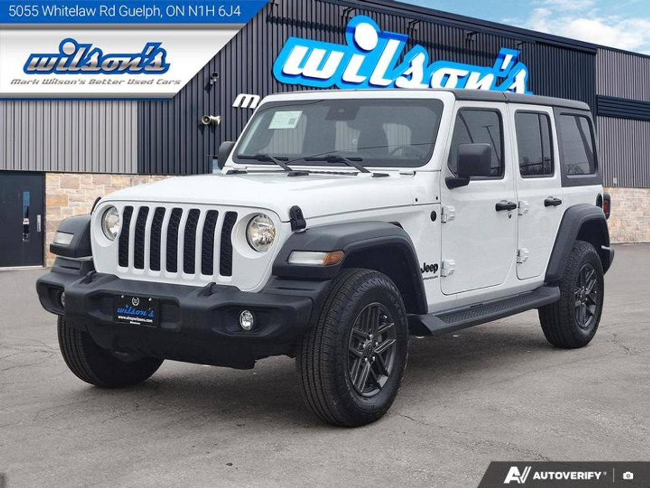 2024 Jeep Wrangler Sport S | Heated Wheel + Seats | Adaptive Cruise | Remote Start | Alpine Audio | Rear Cam & More Photo0