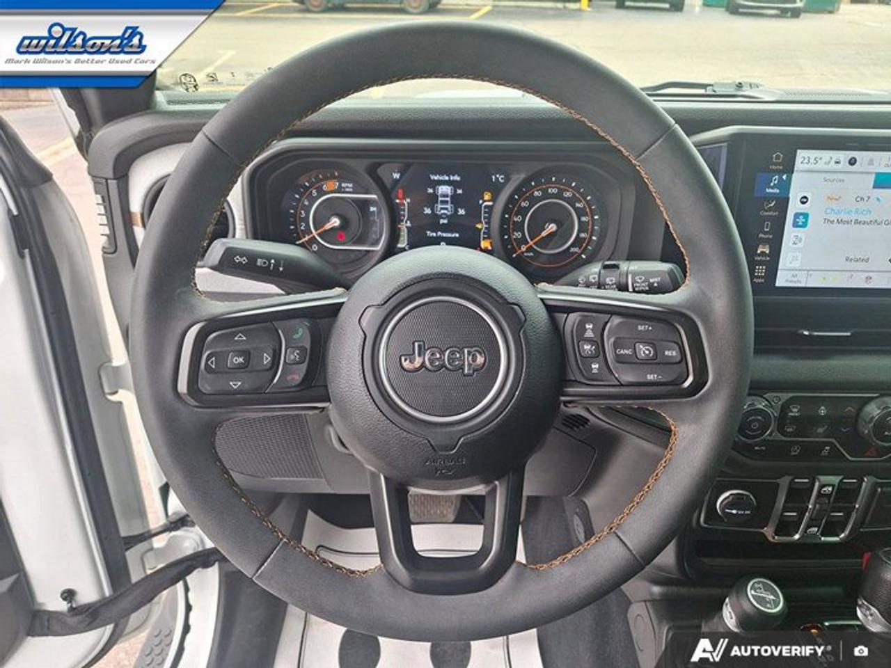 2024 Jeep Wrangler Sport S | Heated Wheel + Seats | Adaptive Cruise | Remote Start | Alpine Audio | Rear Cam & More Photo