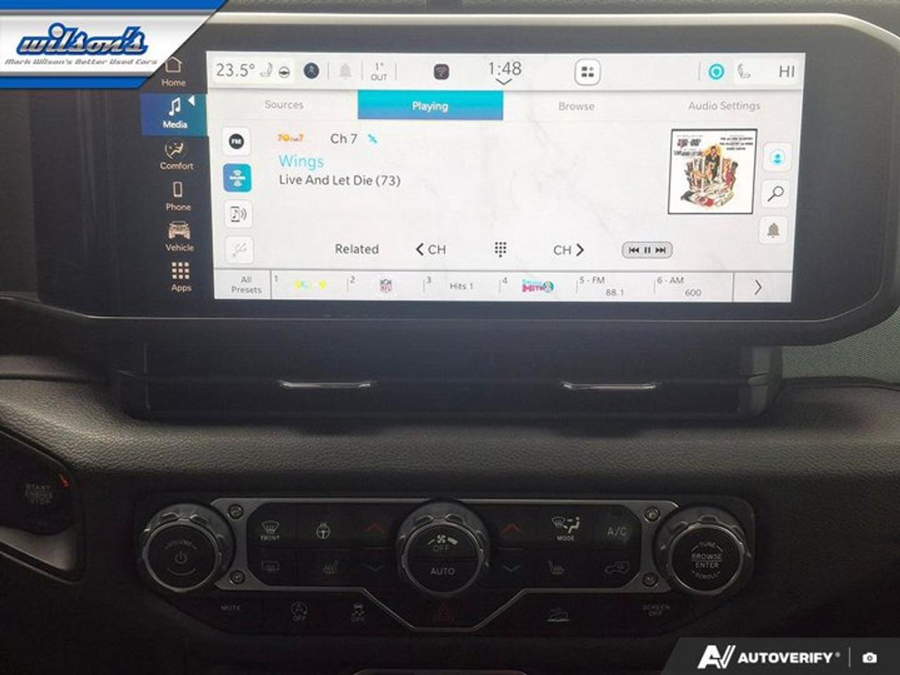 2024 Jeep Wrangler Sport S | Heated Wheel + Seats | Adaptive Cruise | Remote Start | Alpine Audio | Rear Cam & More Photo