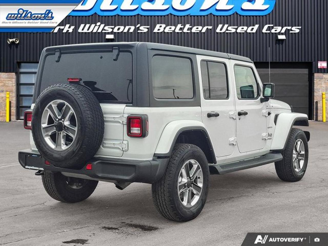 2021 Jeep Wrangler Unlimited Sahara | Leather | Nav | Heated Wheel + Seats | Remote Start | Rear Cam & More! Photo