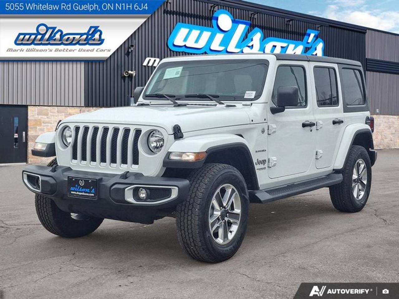 2021 Jeep Wrangler Unlimited Sahara | Leather | Nav | Heated Wheel + Seats | Remote Start | Rear Cam & More! Photo0