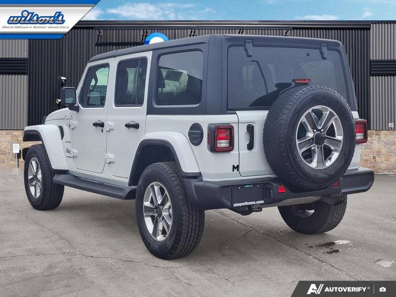 2021 Jeep Wrangler Unlimited Sahara | Leather | Nav | Heated Wheel + Seats | Remote Start | Rear Cam & More! Photo2