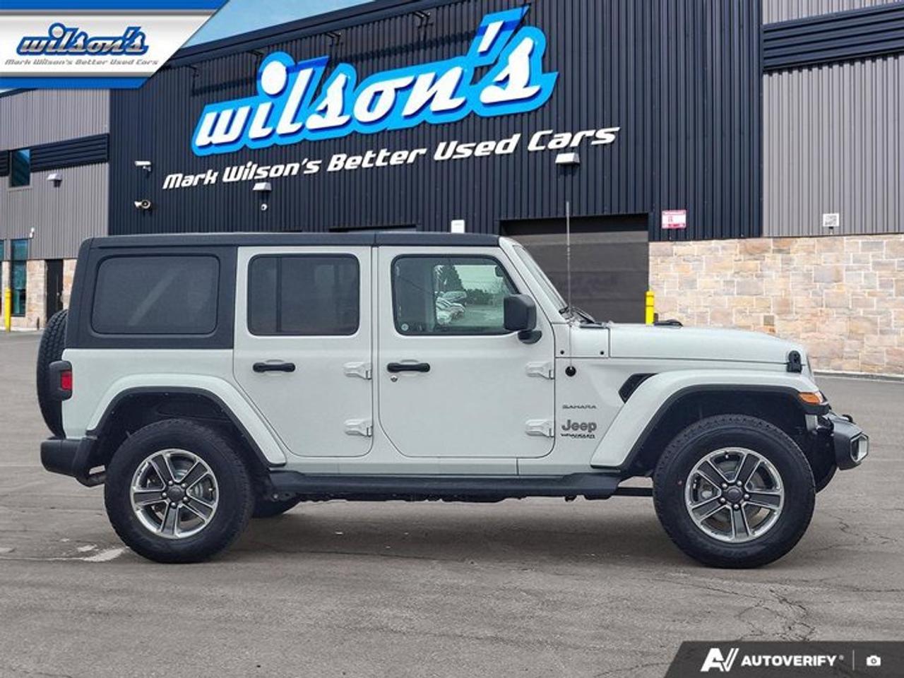 2021 Jeep Wrangler Unlimited Sahara | Leather | Nav | Heated Wheel + Seats | Remote Start | Rear Cam & More! Photo