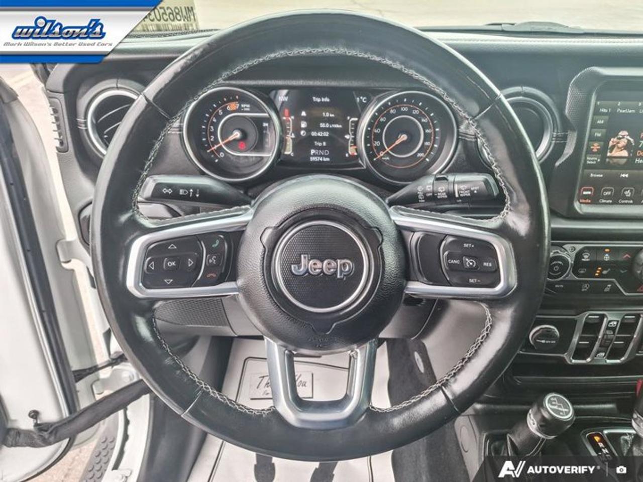 2021 Jeep Wrangler Unlimited Sahara | Leather | Nav | Heated Wheel + Seats | Remote Start | Rear Cam & More! Photo