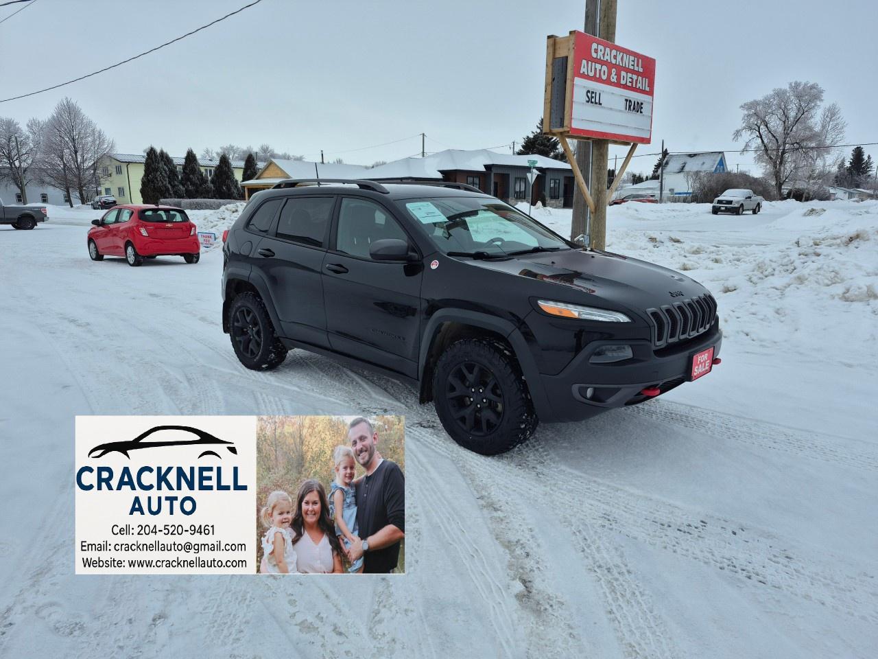 Used 2018 Jeep Cherokee Trailhawk 4X4 for sale in Carberry, MB