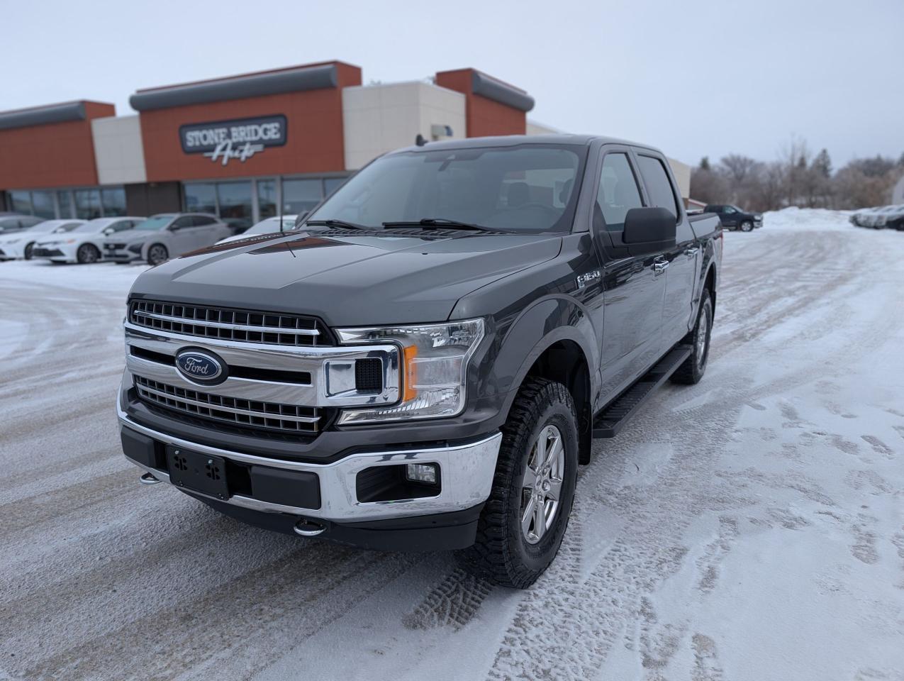 <p>Come finance this vehicle with us. Apply on our website stonebridgeauto.com&nbsp;<br>&nbsp;<br>2020 Ford F150 XLT with 133000km. 5.0L V8 4x4. Clean title and safetied. Alberta truck, 1 owner. No accidents.&nbsp;</p><p>Back up camera<br>Bluetooth<br>Running boards<br>Trailer back up assist<br>Selectable 4x4<br>Auto start/stop</p><p>We take trades! Vehicle is for sale in Steinbach by STONE BRIDGE AUTO INC. Dealer #5000 we are a small business focused on customer satisfaction. Text or call before coming to view and ask for sales.</p>
