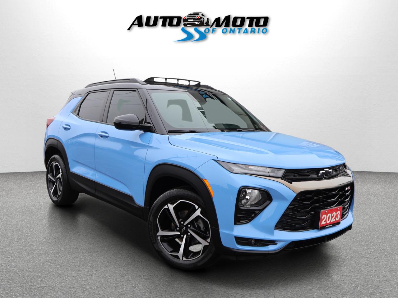 2023 Chevrolet TrailBlazer RS AWD CERTIFIED *ACCIDENT FREE* CAMERA BLUETOOTH LEATHER HEATED SEATS PANO ROOF CRUISE ALLOYS Photo0