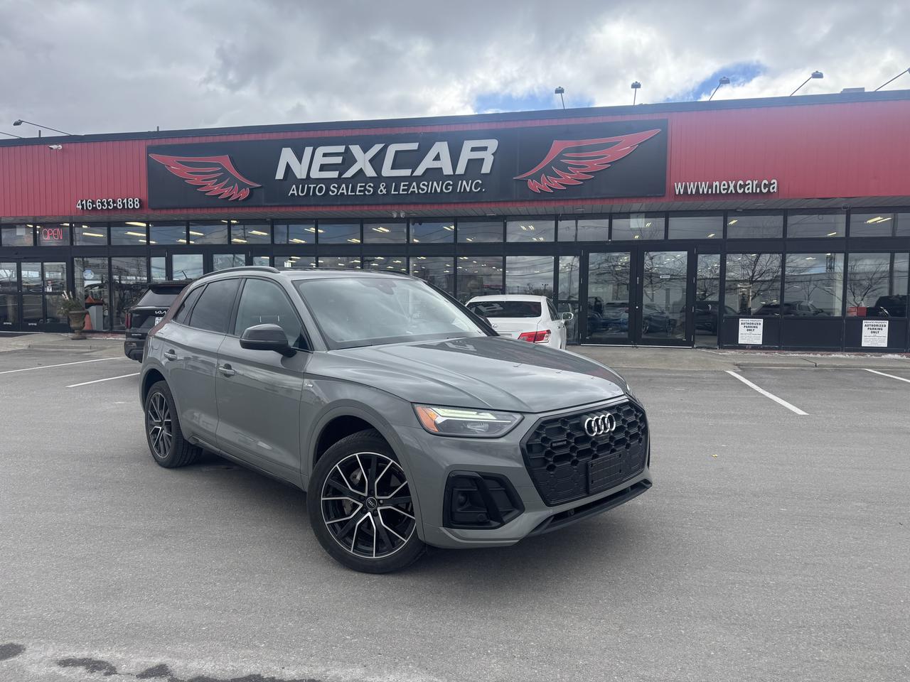 <p>SUV ........ S-LINE PACKAGE ......... 2.0 LITER 4-CYLINDER TURBOCHARGED ENGINE WITH 261 HP AND 273 LB-FT OF TORQUE ....... QUATTRO - AWD ........ AUTOMATIC ........ LEATHER INT. .......... PANORAMIC ROOF ......... A/C .......... NAVIGATION ............ BACKUP CAMERA ........ BLIND SPOT ........ LANE DEPARTURE ......... EXTENDED FRONT SEATS .......... APPLE CARPLAY ......... HEATED SEATS ........... FOLDING SIDE MIRRORS ......... HEATED SIDE MIRRORS&nbsp; ........ BLUETOOTH ......... KEYLESS GO ........ PUSH START ............ POWER TAILGATE .......... POWER SEATS ....... ALLOY WHEELS ........ PARKING SENSORS ........ TPMS SYSTEM ........ KEYLESS ENTRY AND MUCH MORE......<br><br>INTERESTED IN FINANCING THIS 4WD AUDI Q5? WE INVITE ALL CREDIT TYPES TO APPLY:<br><br>FAIR CREDIT&nbsp; |&nbsp; GOOD CREDIT&nbsp; | EXCELLENT CREDIT<br>NO CREDIT&nbsp; |&nbsp; BAD CREDIT&nbsp; |&nbsp; NEW TO CANADA&nbsp; &nbsp;<br>CONSUMER PROPOSAL&nbsp; |&nbsp; BANKRUPTCY&nbsp; | COLLECTIONS<br><br>**ZERO MONEY ($0) DOWN! NO PAYMENT FOR 6 MONTHS AVAILABLE O.A.C**........<br><br>VEHICLES ARE NOT DRIVEABLE IF NOT CERTIFIED AND NOT E-TESTED, CERTIFICATION PACKAGE IS AVAILABLE FOR $899 + TAX & LICENSING ARE EXTRA........<br><br>WE CAN HELP YOU FINANCE THIS AUDI IN 3 EASY STEPS:<br><br>1 - CONTACT NEXCAR BY PHONE (416) 633-8188 OR EMAIL INFO@NEXCAR.CA<br><br>2 - SPEAK & MEET WITH OUR SALES TEAM AT OUR INDOOR SHOWROOM LOCATED AT:<br>1235 FINCH AVE. W, TORONTO, ON M3J 2G4<br><br>3 - APPLY FOR FINANCING, FILL OUT OUR FORM: NEXCAR.CA/FINANCE<br><br>OPEN 7 DAYS A WEEK........THIS 4X4 AUDI Q5 IS WAITING FOR YOU IN OUR HEATED INDOOR SHOWROOM........WE TAKE PRIDE IN OUR SALES, CUSTOMER SERVICE AND AUTO FINANCING SERVICES........<br><br>ABOUT NEXCAR AUTO SALES & LEASING:<br><br>We are a family-owned and operated business for more than 15 years. Any automotive vehicle make and model can be found inside our indoor showroom. Our sales and financing team always work around the clock to find and provide you with the best deal possible. We also have an internal auto services and detailing area with full-time mechanics to handle all your vehicle needs.<br><br>AT NEXCAR WE&rsquo;RE HONORED TO SERVE CUSTOMERS&nbsp; ACROSS ONTARIO AND CANADA:<br><br>Greater Toronto Area, North Toronto, North York, Etobicoke, Scarborough, Mississauga, Oshawa, Vaughan, Richmond Hill, Markham, Stouffville, East Gwillimbury, Pickering, Ajax, Whitby, Hamilton, Burlington, Brampton, Waterloo, London, Goderich, Bayfield, Kincardine, Tobermory, Owen Sound, Keswick, Milton, Kitchener, Oakville, Niagara Falls, St. Catherines, Windsor, Bradford, Innisfil, Newmarket, Aurora, Georgina, Sutton, Kawartha, Port Perry, Peterborough, Kingston, Utica, Uxbridge, Ottawa, Kingston, Carleton Place, Barry&rsquo;s Bay, Penetanguishene, Muskoka, Alliston, New Tecumseth. Sudbury, Thunder Bay, Sault Ste Marie.....<br><br>DISCLAIMER: **ACCRUED INTEREST MUST BE PAID ON 6 MONTHS PAYMENT DEFERRAL.</p>