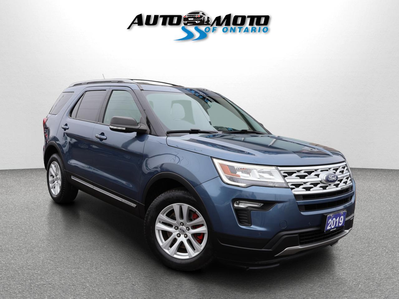 2019 Ford Explorer XLT ECO 4WD CERTIFIED *7 SEATS*FORD MAINTAIN* CAMERA NAV BLUETOOTH HEATED SEATS SUNROOF CRUISE ALLOYS Photo