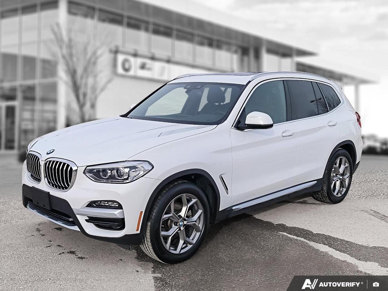 Low Kilometers!
Local Vehicle!
Good Condition!
Discover luxury and performance in this 2021 BMW X3 xDrive30i. With only 37,778 km on the odometer, this gently-used SUV offers the perfect blend of sophistication and practicality for the discerning driver.

Key Features:
- Premium Enhanced package for ultimate comfort
- Head-Up Display for enhanced safety and convenience
- Luxurious leather interior
- Powerful 2.0L 4-cylinder engine with AWD capability
- Sport Utility design with seating for 5
- Integrated Navigation System with Voice Activation
- Blind Spot Detection for added safety
- Apple CarPlay preparation for seamless connectivity

Experience the Birchwood BMW difference today. Whether youre ready to reserve this exceptional X3, start your purchase journey, or simply have questions, our team is here to assist. Book a test drive and feel the thrill of German engineering firsthand. Visit www.birchwoodbmw.ca to explore your options and take the next step towards owning this remarkable vehicle.
Unforgettable experiences guaranteed! Buy your next Pre-Owned vehicle from Birchwood BMW and enjoy brand specific luxuries including:
 A full CARFAX vehicle report
 Complete vehicle detailing & a full tank of gas.
 BMW Factory Certified Technicians with 100+ Years of Experience
 Certifiable BMW Vehicles
 21 Loaner Vehicles
Discover the ultimate driving experience today! Book your appointment at 204-452-7799.
Dealer Permit #9740
Dealer permit #9740