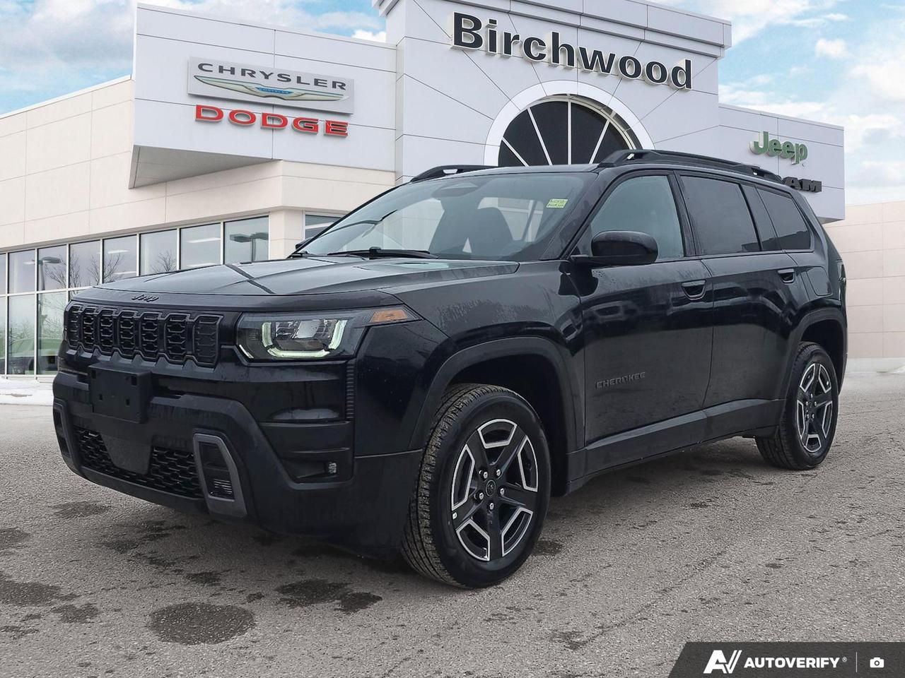 Electronic Stability Control
Hill Start Assist
Rough road cruise control
Trailer Sway Control
Advanced multistage front air bags
Supplemental drivers knee blocker air bag
Supplemental front seatmounted side air bags
Supplemental side curtain air bags
Supplemental rear seat side air bags
Tire pressure monitoring display
AllSpeed Traction Control
Electronic Roll Mitigation
4wheel antilock disc brakes
Jeep Active Drive I
SelecTerrain Traction Management System
Experience the future of SUVs with the 2026 Jeep Cherokee Limited Hybrid. This cutting-edge vehicle combines power, efficiency, and advanced technology to deliver an unparalleled driving experience.

- 1.6L 4-cylinder hybrid engine for optimal performance and fuel economy
- Automatic Full-Time Four-Wheel Drive system for ultimate traction
- 12.3 Uconnect 5 display with wireless smartphone integration
- Adaptive Cruise Control with Stop & Go for effortless highway driving
- Active Driving Assist System for enhanced safety and convenience
- Luxurious heated leatherette steering wheel and front seats
- Dual Zone Front Automatic Air Conditioning for personalized comfort

Ready to embrace the future of automotive technology? Reserve your 2026 Jeep Cherokee Limited Hybrid today or schedule a test drive to experience its innovative features firsthand. Our team at Birchwood Chrysler Dodge Jeep Ram is here to answer any questions and guide you through the purchasing process. Dont miss this opportunity to own a vehicle thats ahead of its time!
Birchwood Chrysler Dodge is your choice for New Chrysler, Dodge, Jeep, RAM vehicles in Winnipeg. 
 
With us, Experience is Everything. Complete as much or as little of your purchase online as you like. All pricing you see is what you pay. No hidden fees. All new vehicle special offers and discounts are already calculated in the pricing. On our website you can choose payment options and terms knowing these are transparent and accurate.

Start your purchase online to build your exact pricing to your specifics like how much money down, vehicle trade and any accessories or added optional protection that suits your needs.

Any questions let us know by calling (204) 774-4444, wed love to send you a video to clarify any questions about a vehicle!

Visit us in store at 90-3965 Portage Ave in the Birchwood Autopark.

Dealer permit #5686
Dealer permit #5686