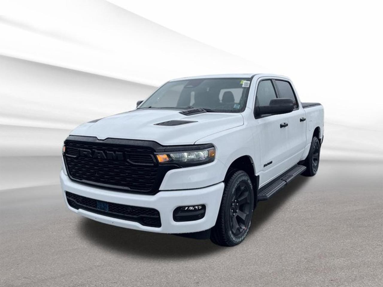 Meet the brand new 2026 RAM 1500 Express, now available at Steele Halifax Chrysler Dodge Jeep Ram FIAT in Halifax. This full-size pickup blends bold RAM capability with a clean White exterior, Black interior, 4-door practicality, and confident 4-wheel drive. It is built for drivers who want real truck strength with everyday ease.Under the hood, the 2026 RAM 1500 Express uses a Twin Turbo 3.0-litre inline-6 gas engine paired with an automatic transmission. This setup delivers smooth power, strong response, and confident performance for work, travel, and daily driving. It is a smart choice for Halifax drivers who need a truck ready for changing roads.FEATURES OF THE 1500 ExpressClean, bold RAM truck stylingFull-size cabin with four doorsAutomatic transmission for easy driving4-wheel drive for added tractionTRUCK FEATURESBuilt for hauling and towing dutiesPickup box adds everyday utility4-wheel drive supports rough conditionsSide steps help cabin accessADVANCED SAFETY FEATURES4-wheel drive boosts road gripStrong truck frame supports durabilityFour-door design improves passenger accessAutomatic transmission supports smooth controlPERFORMANCE AND EFFICIENCYTwin-turbo 3.0-litre inline-six gas engineAutomatic shifting for smooth accelerationStrong power for daily truck tasksDual exhaust tips add sporty appealCOMFORT AND CONVENIENCESpacious cabin with four full doorsBlack interior offers a clean lookSide steps ease entry and exitFull-size truck comfort for daily useTECHNONOLGY AND CONNECTIVITYSatellite radio expands listening choicesEasy entertainment for longer drivesClear audio access on the roadUseful media feature for daily travelCARGO SPACEPickup bed supports gear transportUseful space for workday equipmentIdeal for weekend home projectsCabin and bed increase flexibilityWHAT OTHER OWNERS LIKEStrong engine response in daily drivingComfortable ride for a full-size truckPractical cabin for family useConfident traction in poor weatherThe 2026 RAM 1500 Express stands out with a simple, purposeful design and the core features many truck buyers want most. The White exterior gives it a fresh, professional look, while the Black interior keeps the cabin classic and easy to maintain. Its side steps add daily convenience and a finished truck appearance.This RAM pickup is well suited to life in Atlantic Canada. With 4-wheel drive, it offers the added traction many drivers want for winter roads, cottage trips, and changing jobsite conditions. The automatic transmission helps make every trip easier, whether you are commuting through Halifax or heading out of town.Power comes from a modern twin-turbo 3.0-litre inline-6 gas engine. This engine layout is known for delivering strong torque, quick response, and refined performance. In the 2026 RAM 1500 Express, it helps create a balanced driving feel that works well for both highway travel and daily truck use.Inside, the cabin is designed for practical comfort. Four doors make it easier for passengers to get in and out, and they also help when loading personal gear into the cabin. The layout supports daily life with the space and usability truck owners expect from a full-size RAM.Entertainment is covered with satellite radio, giving you more listening variety on long trips, work commutes, and weekend drives. Dual exhaust tips add a sporty finishing touch to the trucks rear design, while the steps improve access and make this RAM even easier to live with every day.If you are shopping for a brand new pickup with strong power, useful features, and proven RAM capability, this 2026 RAM 1500 Express is ready to impress. It offers the right mix of toughness, comfort, traction, and utility for drivers who want a dependable truck with modern appeal.This 2026 RAM 1500 Expresss VIN is: 3C6SRFGP3T4166221.We invite you to book a viewing and test drive at your earliest convenience