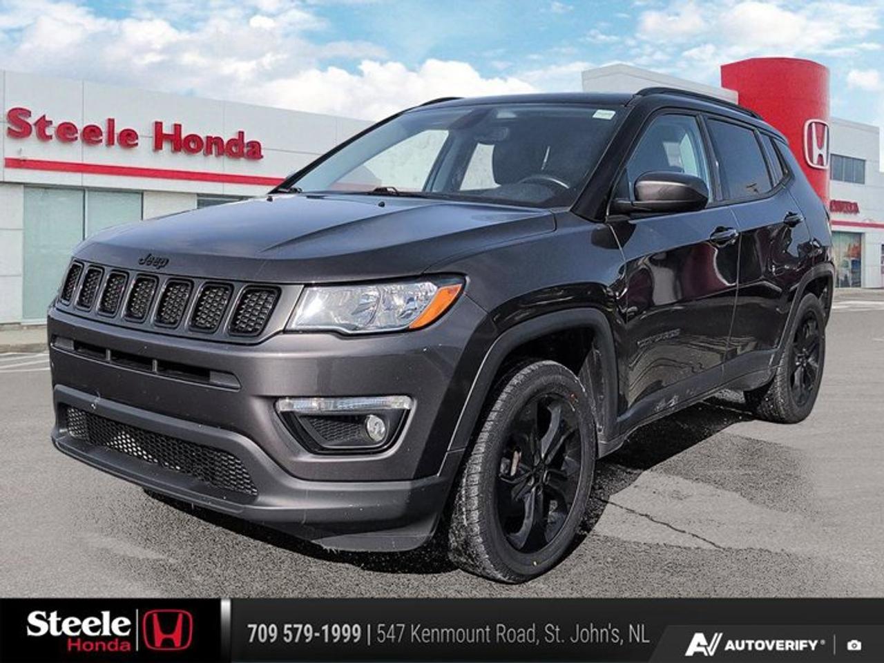 New Price!Odometer is 38604 kilometers below market average!CARFAX Canada No Reported Accidents2021 Jeep Compass Altitude 4WD*VALUE MARKET PRICING*.Certification Program Details: This Pre-owned vehicle has undergone a 85+ point inspection. Completed with a fresh oil change, Professional detail and full tank of gas. Free CARFAX provided. Backed by 30 day dealer guarantee.If you are looking for a sporty sedan, truck, crossover or anything in between, you can be sure to get a great pre-owned vehicle at Steele Honda.Our Core Values are aligned with how we conduct business and how we cultivate success. We believe in doing the right thing, with integrity and transparency. We are committed to excellence and delivering the best experience for customers and employees.