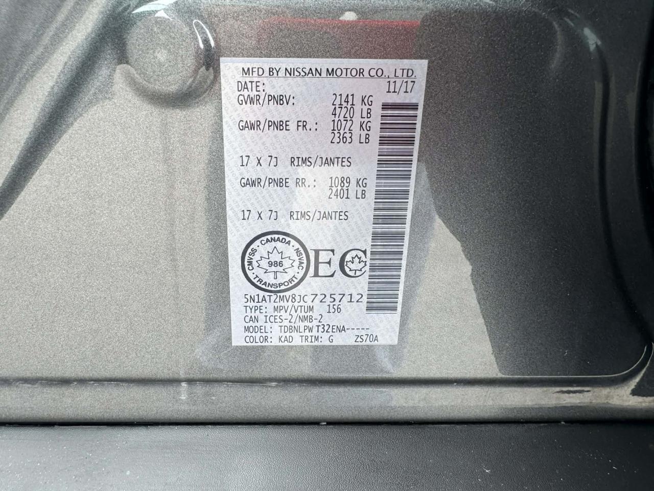 2018 Nissan Rogue AWD SL Photo