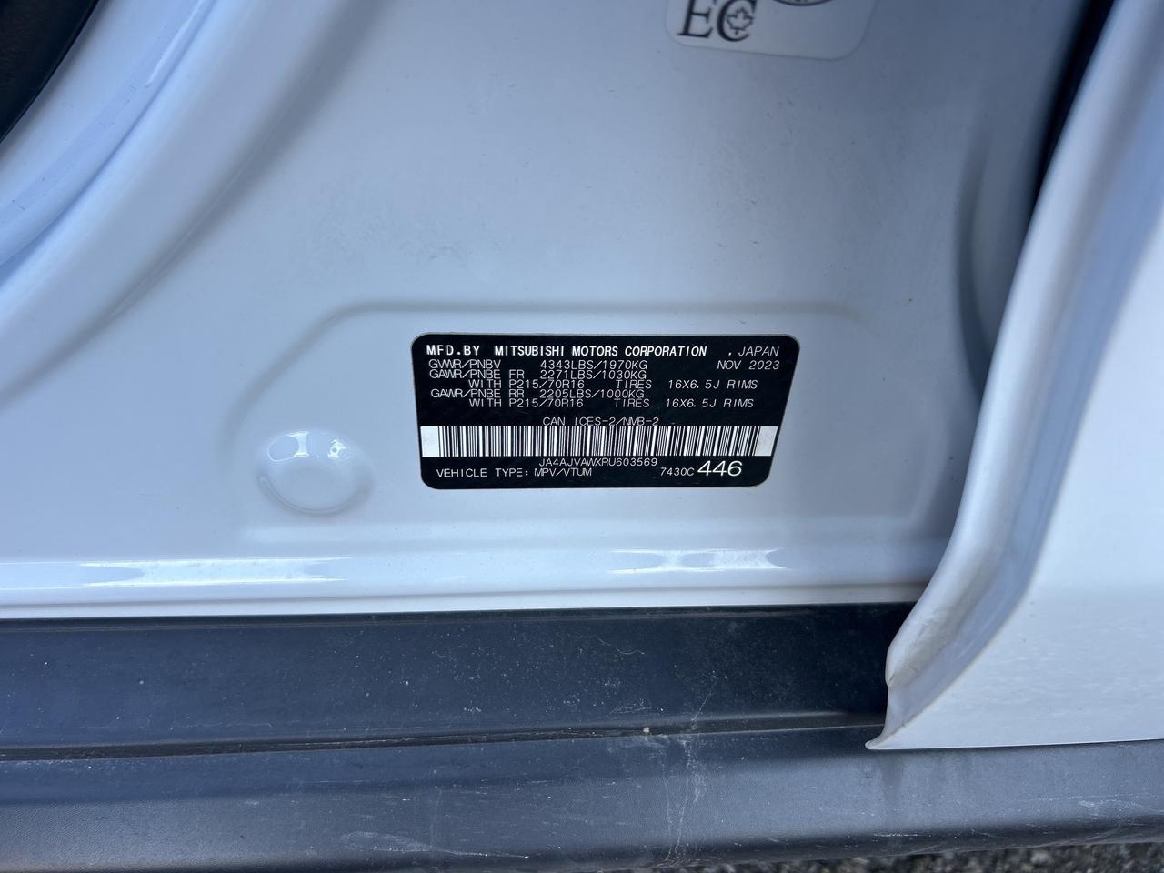 2024 Mitsubishi RVR SE   Clean Carfax Photo