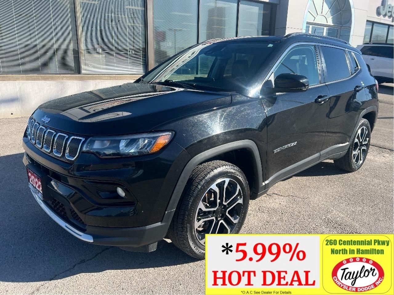 2022 Jeep Compass Limited 4x4 *SUN *LTHR *PWR SEAT *PREMIUM AUDIO Photo0