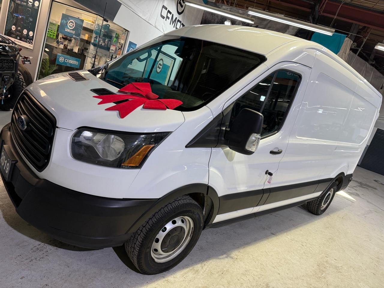 2019 Ford Transit Cargo Van T-350 148 MEDIUM ROOF  SHELVING   DIVIDER   NO ACC Photo5