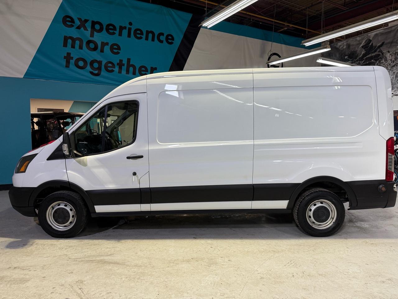 2019 Ford Transit Cargo Van T-350 148 MEDIUM ROOF  SHELVING   DIVIDER   NO ACC Photo2