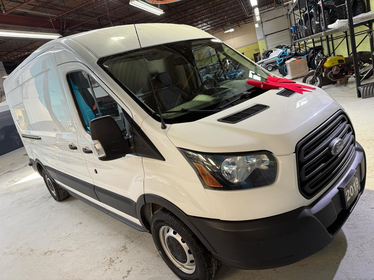 2019 Ford Transit Cargo Van T-350 148 MEDIUM ROOF  SHELVING   DIVIDER   NO ACC Photo