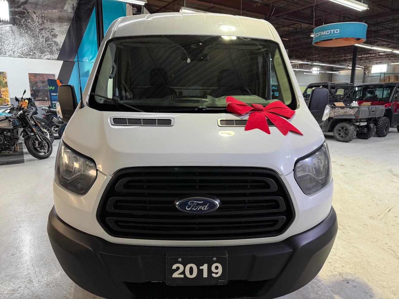 2019 Ford Transit Cargo Van T-350 148 MEDIUM ROOF  SHELVING   DIVIDER   NO ACC Photo