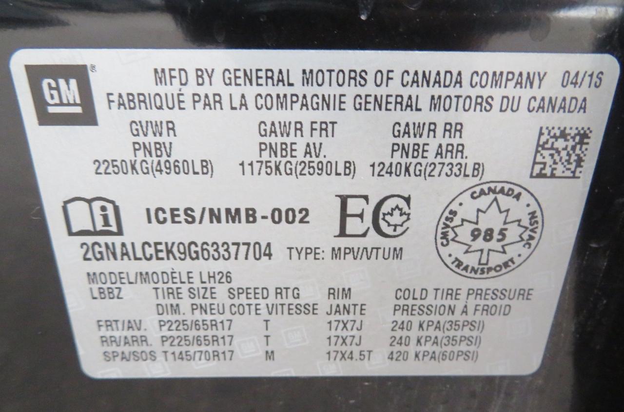 2016 Chevrolet Equinox FWD 4dr LT Photo