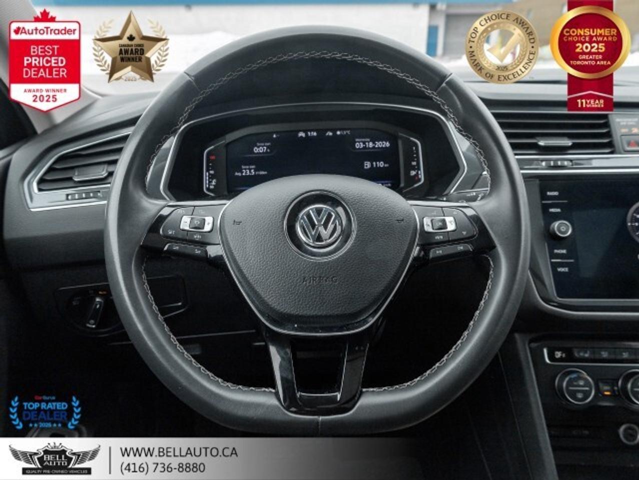 2021 Volkswagen Tiguan Highline   4Motion   NAVI   B.CAM   PANO   FENDERA Photo