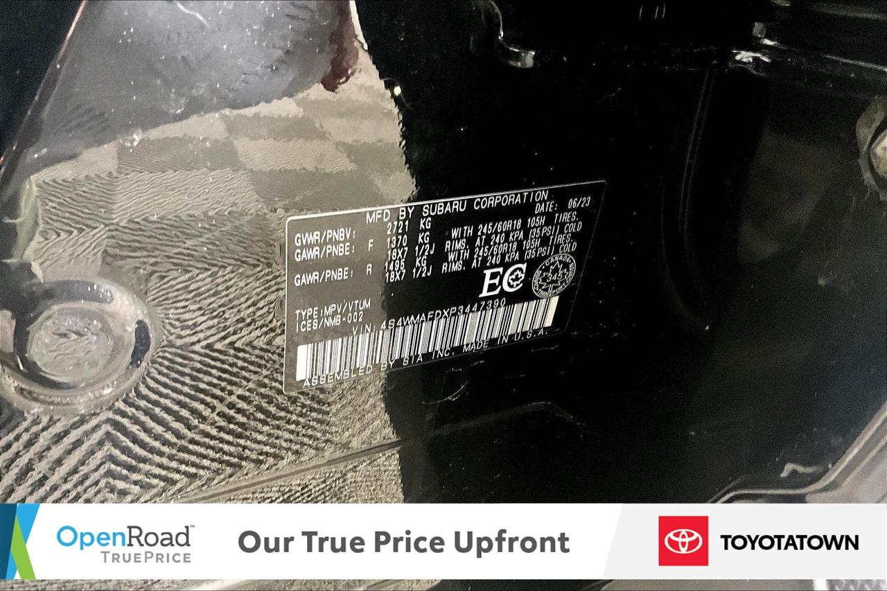 2023 Subaru ASCENT TOURING! ACCIDENT FREE! ELIGIBLE FOR OPEN ROAD LEA Photo