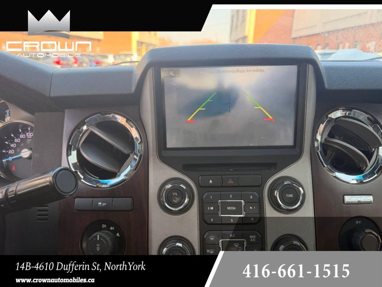 2015 Ford F-350 4WD Crew Cab 172 XL, LARIAT, LEATHER, SUNROOF Photo