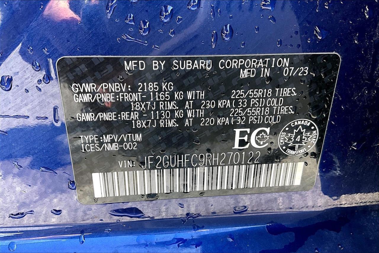 2024 Subaru Crosstrek ONYX AWD   SUNROOF   HEATED SEATS/STEER   CARPLAY Photo